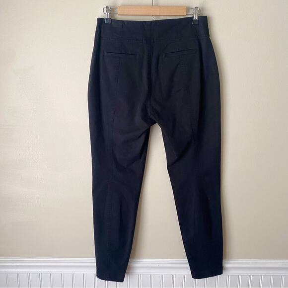 A.L.C. | Kerrigan Lace-up Skinny Leg Twill Ankle Pants Edgy Black Size 8 NWT - Picture 9 of 13